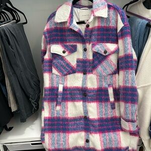 Blank NYC Shacket Plaid